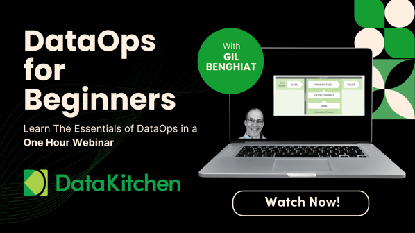 Watch Now Webinar - DataOps For Beginners